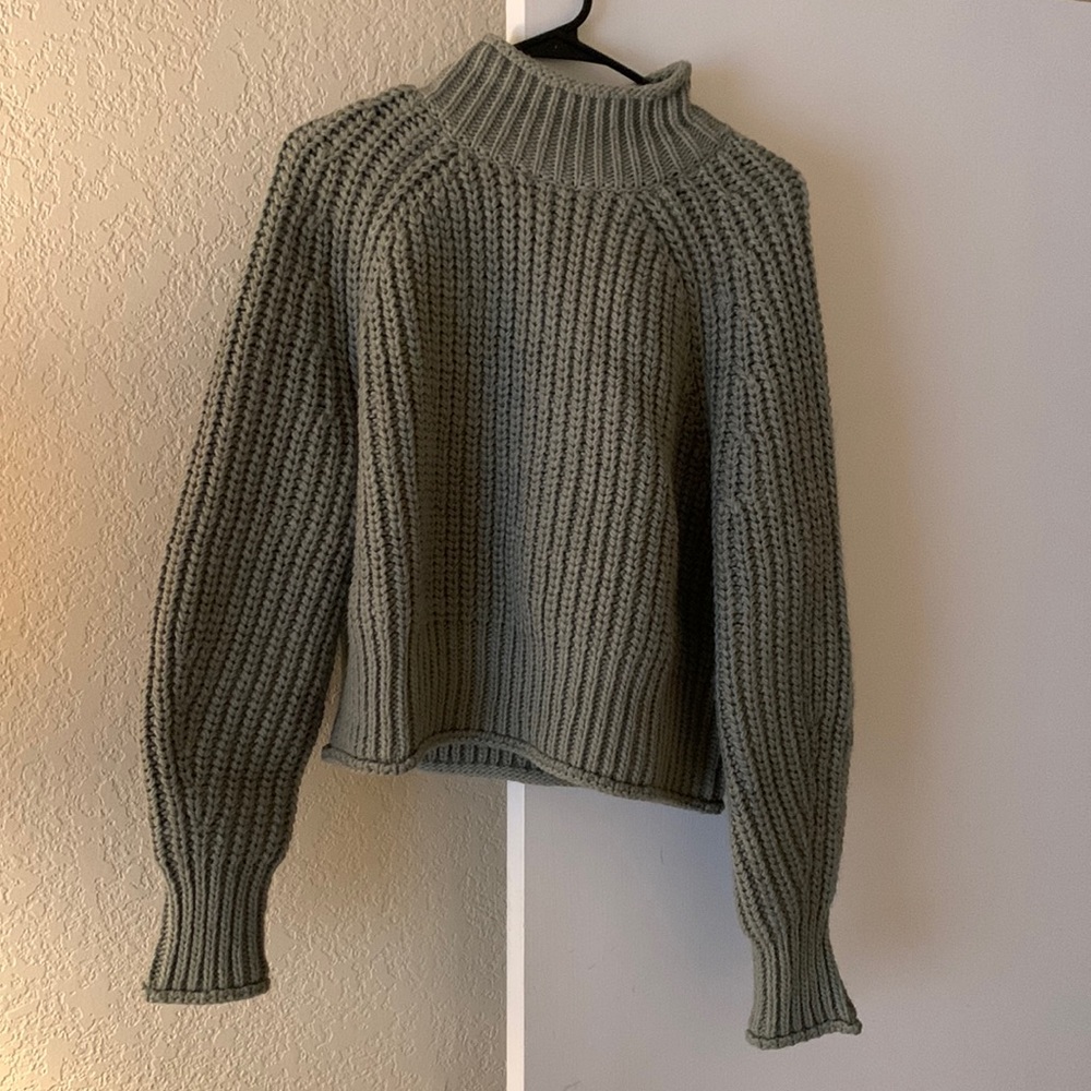Green sweater